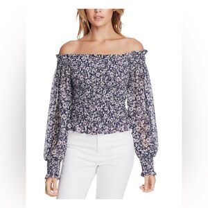 Wildflower Bouquet Off The Shoulder Top